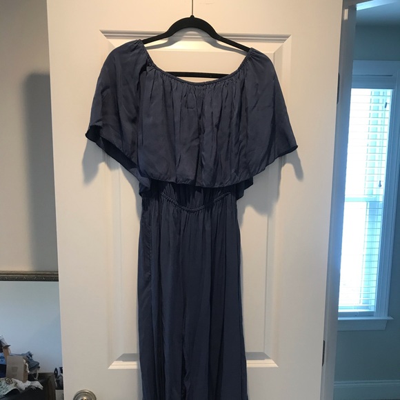 Strapless Blue Romper - Picture 2 of 5